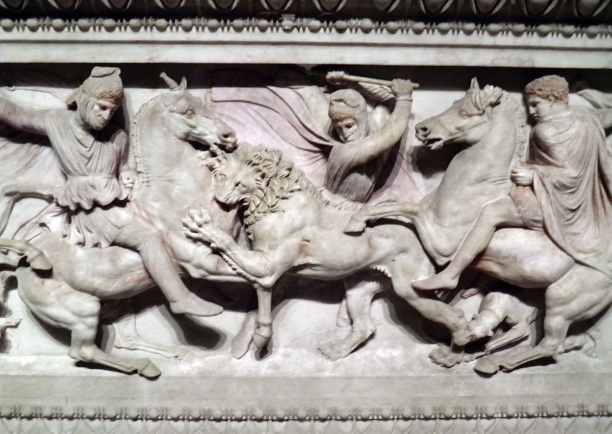 منحوتة Alexander Sarcophagus